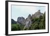 Cathar Castle Peyrepertuse in South of France-Marilyn Dunlap-Framed Art Print