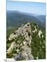 Cathar Castle Peyrepertuse-Marilyn Dunlap-Mounted Art Print