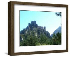 Cathar Castle Puilaurens-Marilyn Dunlap-Framed Art Print