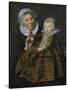 Catharina Hooft with Her Nurse, C.1619-20-Frans Hals-Stretched Canvas