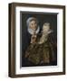 Catharina Hooft with Her Nurse, C.1619-20-Frans Hals-Framed Giclee Print