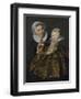 Catharina Hooft with Her Nurse, C.1619-20-Frans Hals-Framed Giclee Print