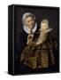 Catharina Hooft with Her Nurse-Frans I Hals-Framed Stretched Canvas