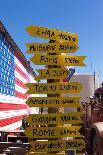 USA, Arizona, Historical Route 66, Seligman, Signpost-Catharina Lux-Photographic Print