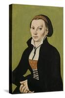 Catharina von Bora, 1527-Lucas, The Elder Cranach-Stretched Canvas