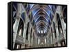 Cathedral and Basilica of Notre Dame Built Between 1839 and 1885, Ottawa, Ontario, Canada-De Mann Jean-Pierre-Framed Stretched Canvas