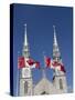 Cathedral and Basilica of Notre Dame, Ottawa, Ontario Province, Canada-De Mann Jean-Pierre-Stretched Canvas