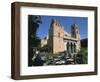 Cathedral and Cafe, Monreale, Sicily, Italy-Peter Thompson-Framed Photographic Print