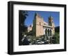 Cathedral and Cafe, Monreale, Sicily, Italy-Peter Thompson-Framed Photographic Print