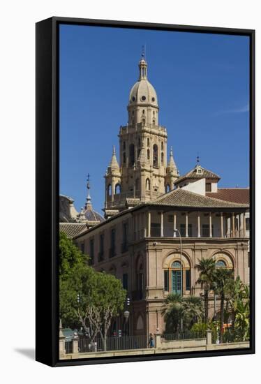 Cathedral and Episcopal Palace, Murcia, Spain, Europe-Rolf Richardson-Framed Stretched Canvas