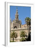 Cathedral and Giralda, Seville, UNESCO World Heritage Site, Andalusia, Spain, Europe-Guy Thouvenin-Framed Photographic Print