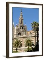 Cathedral and Giralda, Seville, UNESCO World Heritage Site, Andalusia, Spain, Europe-Guy Thouvenin-Framed Photographic Print