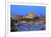 Cathedral and Harbour, Palma, Mallorca, Spain, Europe-Neil Farrin-Framed Photographic Print