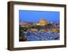 Cathedral and Harbour, Palma, Mallorca, Spain, Europe-Neil Farrin-Framed Premium Photographic Print