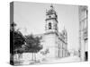 Cathedral and Jovellanos St., Matanzas, Cuba-null-Stretched Canvas