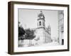 Cathedral and Jovellanos St., Matanzas, Cuba-null-Framed Photo