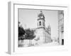 Cathedral and Jovellanos St., Matanzas, Cuba-null-Framed Photo