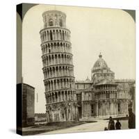 Cathedral and Leaning Tower of Pisa, Italy-Underwood & Underwood-Stretched Canvas