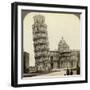 Cathedral and Leaning Tower of Pisa, Italy-Underwood & Underwood-Framed Photographic Print