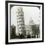 Cathedral and Leaning Tower of Pisa, Italy-Underwood & Underwood-Framed Photographic Print