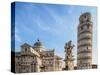 Cathedral and Leaning Tower, Piazza dei Miracoli, Pisa, Tuscany, Italy-Karol Kozlowski-Stretched Canvas