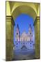 Cathedral and Marien Column, Salzburg, Salzburger Land, Austria, Europe-Markus Lange-Mounted Photographic Print