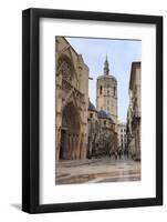 Cathedral and Miguelete Bell Tower, Plaza De La Virgen, Autumn (Fall), Valencia, Spain, Europe-Eleanor Scriven-Framed Photographic Print