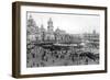 Cathedral and National Palace, Mexico City, Mexico, 1926-null-Framed Giclee Print