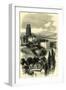 Cathedral and Platform at Berne. Switzerland-null-Framed Giclee Print