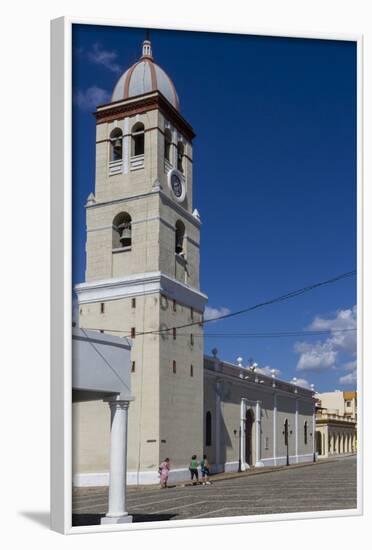 Cathedral and Plaza Del Himno, Bayamo, Cuba, West Indies, Caribbean, Central America-Rolf-Framed Photographic Print