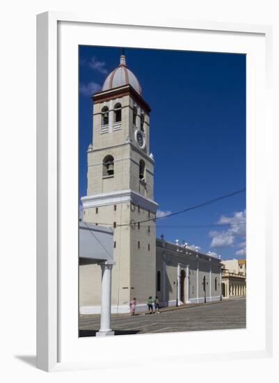 Cathedral and Plaza Del Himno, Bayamo, Cuba, West Indies, Caribbean, Central America-Rolf-Framed Photographic Print