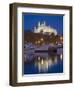 Cathedral and Port, Palma, Majorca, Balearic Islands, Spain, Mediterranean, Europe-Marco Cristofori-Framed Photographic Print