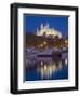 Cathedral and Port, Palma, Majorca, Balearic Islands, Spain, Mediterranean, Europe-Marco Cristofori-Framed Photographic Print