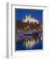 Cathedral and Port, Palma, Majorca, Balearic Islands, Spain, Mediterranean, Europe-Marco Cristofori-Framed Photographic Print