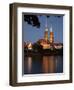 Cathedral and River Odra (River Oder), Old Town, Wroclaw, Silesia, Poland, Europe-Frank Fell-Framed Photographic Print