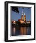 Cathedral and River Odra (River Oder), Old Town, Wroclaw, Silesia, Poland, Europe-Frank Fell-Framed Photographic Print