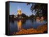 Cathedral and River Odra (River Oder), Old Town, Wroclaw, Silesia, Poland, Europe-Frank Fell-Framed Stretched Canvas