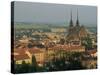 Cathedral and Skyline of the City of Brno in South Moravia, Czech Republic, Europe-Strachan James-Stretched Canvas