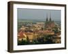 Cathedral and Skyline of the City of Brno in South Moravia, Czech Republic, Europe-Strachan James-Framed Photographic Print