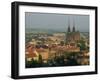 Cathedral and Skyline of the City of Brno in South Moravia, Czech Republic, Europe-Strachan James-Framed Photographic Print