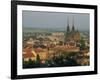 Cathedral and Skyline of the City of Brno in South Moravia, Czech Republic, Europe-Strachan James-Framed Photographic Print