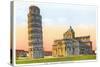 Cathedral and Tower of Pisa, Italy-null-Stretched Canvas