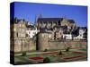 Cathedral and Town, Vannes, Brittany, France-J Lightfoot-Stretched Canvas