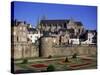 Cathedral and Town, Vannes, Brittany, France-J Lightfoot-Stretched Canvas