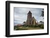 Cathedral and Whalebone Arch, Stanley, capital of the Falkland Islands, South America-Michael Runkel-Framed Photographic Print