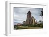 Cathedral and Whalebone Arch, Stanley, capital of the Falkland Islands, South America-Michael Runkel-Framed Photographic Print