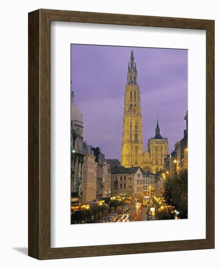 Cathedral at Antwerp, Belgium-Demetrio Carrasco-Framed Photographic Print