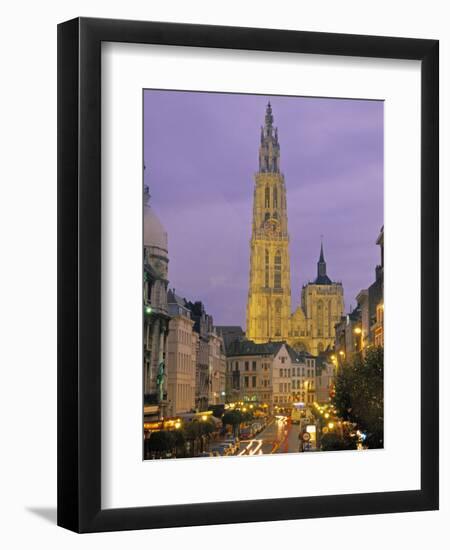 Cathedral at Antwerp, Belgium-Demetrio Carrasco-Framed Photographic Print