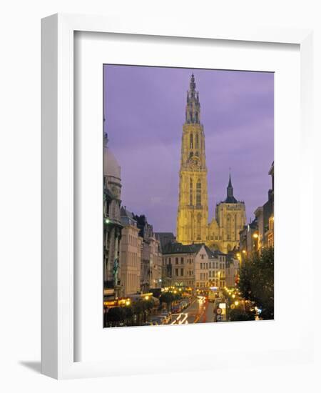 Cathedral at Antwerp, Belgium-Demetrio Carrasco-Framed Photographic Print