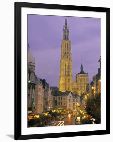 Cathedral at Antwerp, Belgium-Demetrio Carrasco-Framed Photographic Print